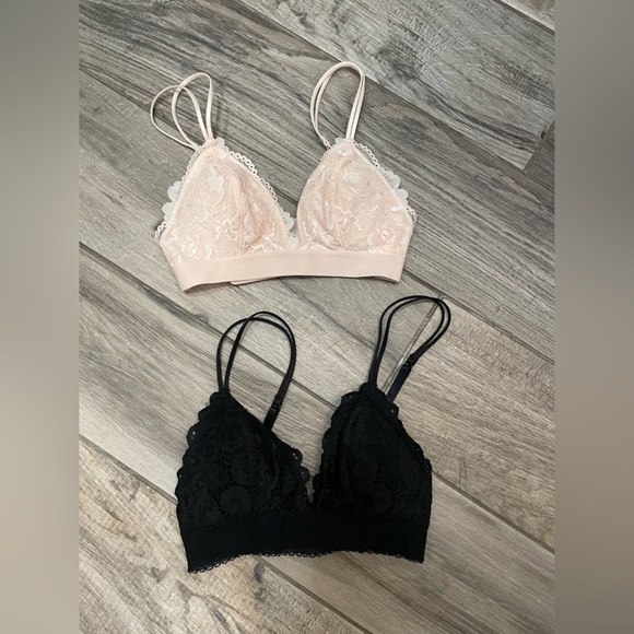 H&M Other - BNWOT Blush Pink and Black H&M Lace Bralette Bundle